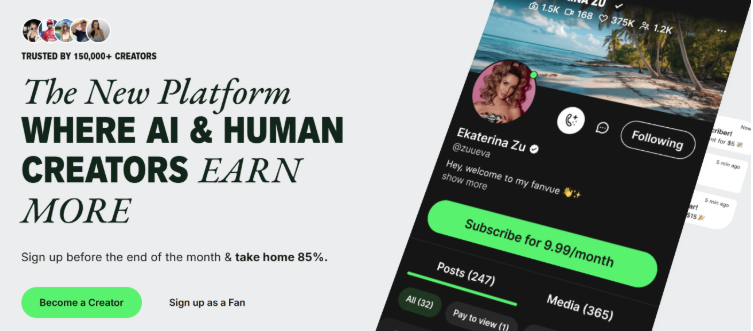 Fanvue OnlyFans Alternative