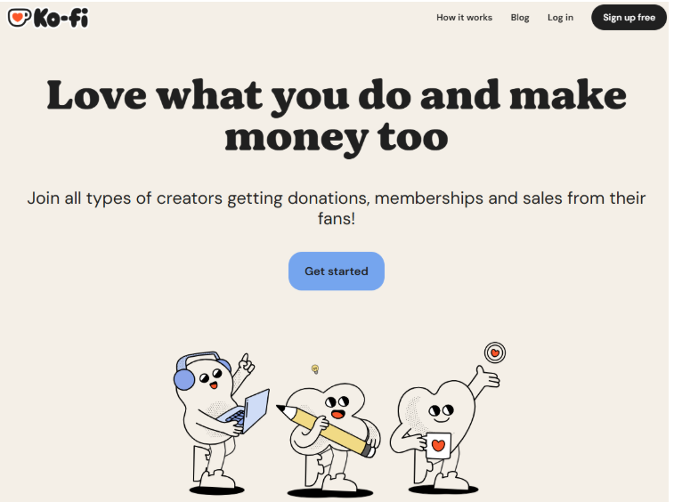 Ko-fi Website