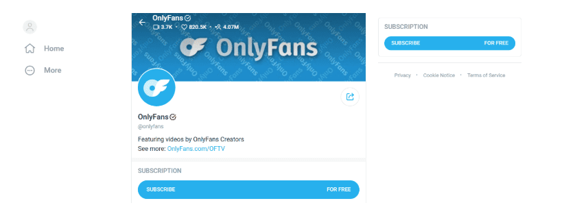 official OnlyFans site